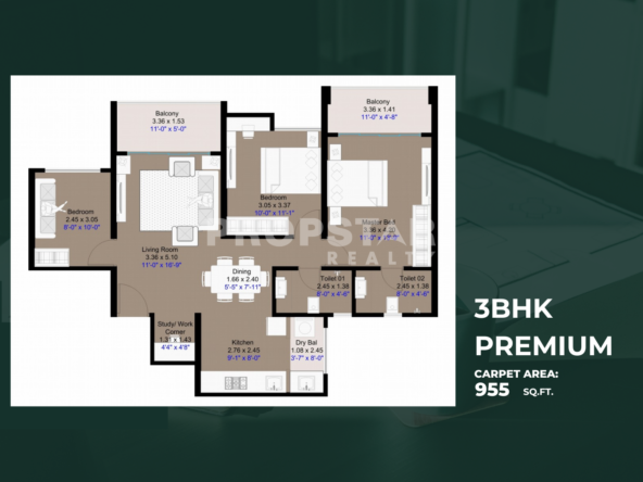 Kohinoor Hinjewadi Central | 2 BHK Flats Hinjewadi Phase 2