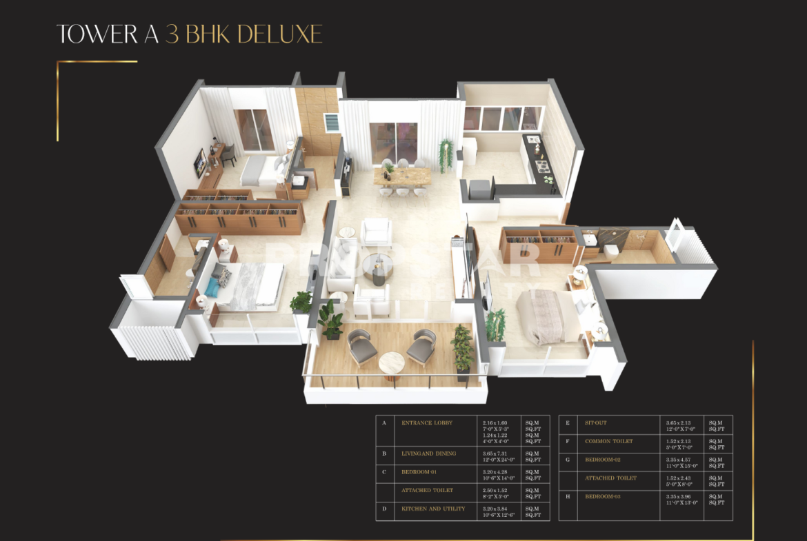 The Ornate baner Floor plan