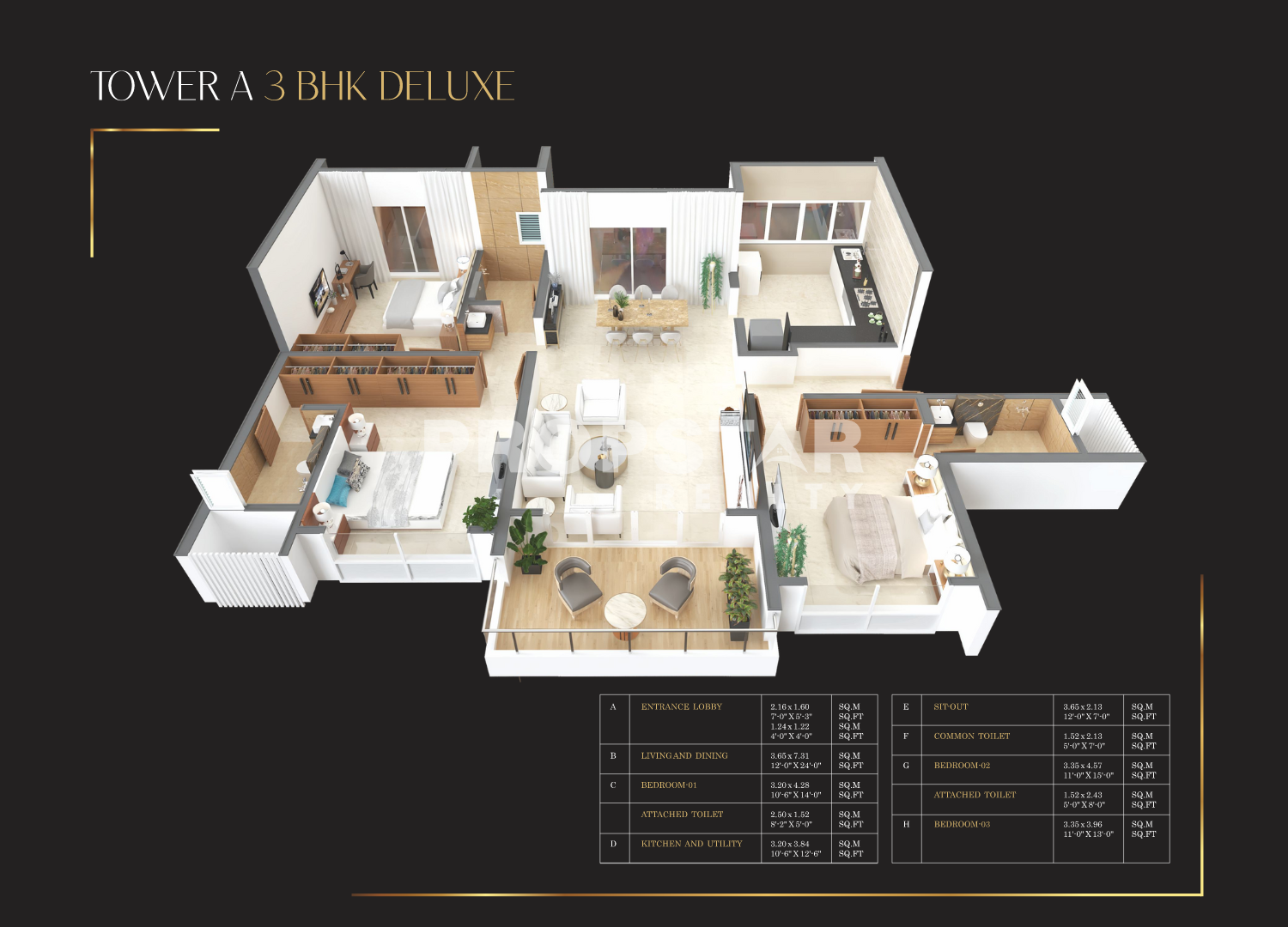 The Ornate baner Floor plan