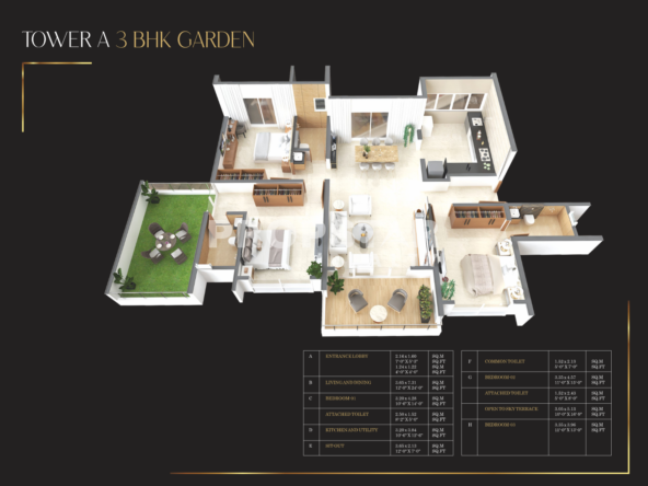 The Ornate baner Floor plan