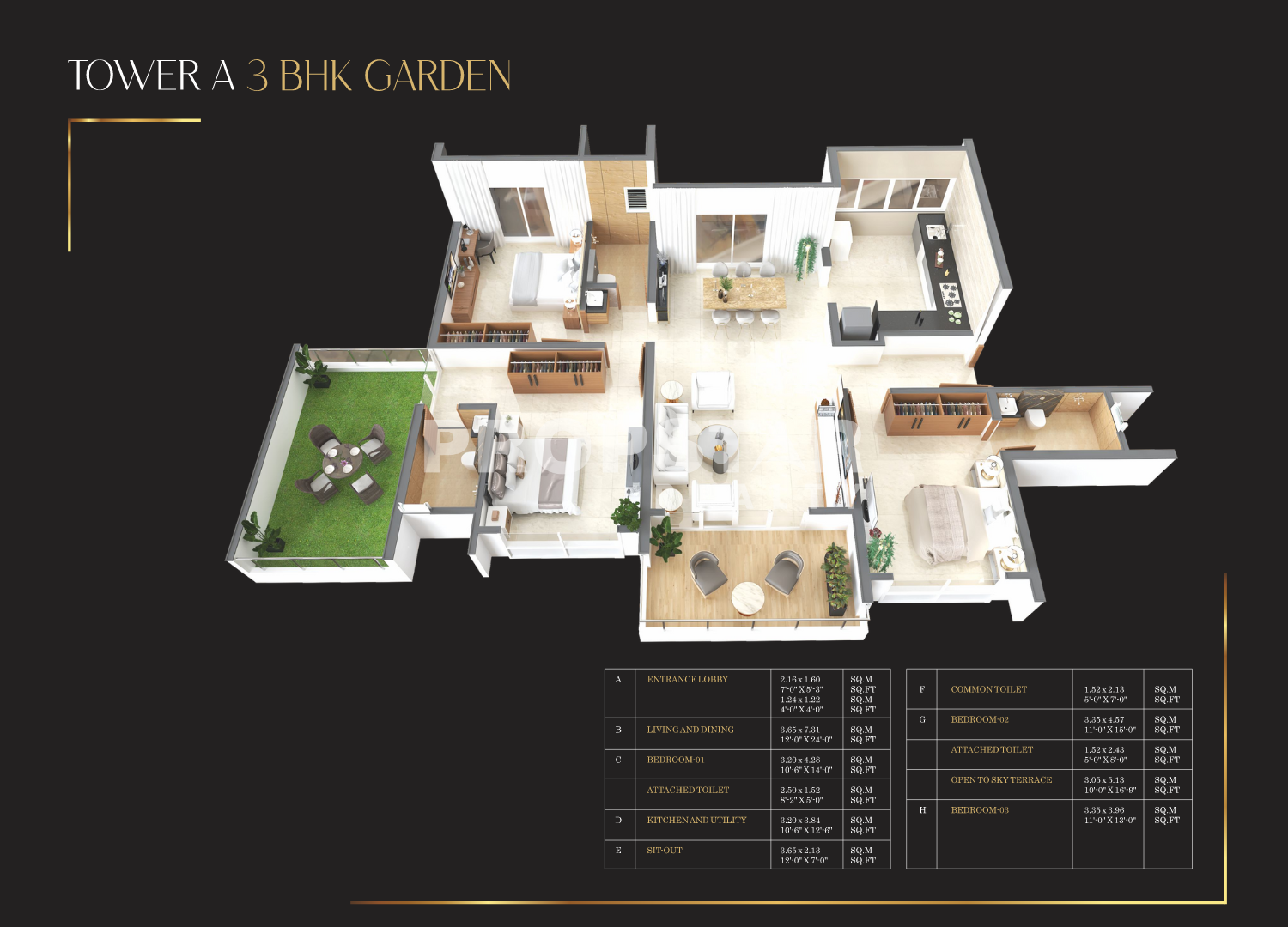 The Ornate baner Floor plan