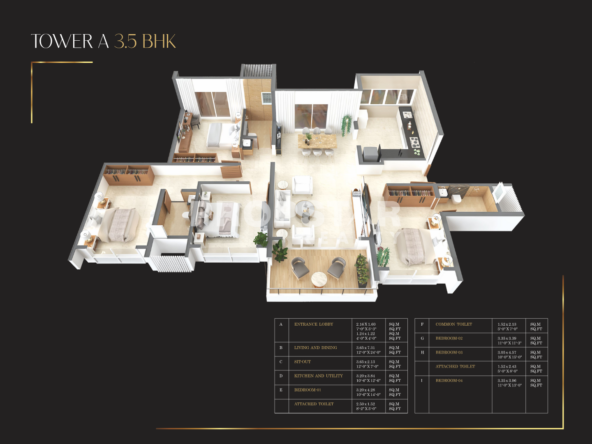 The Ornate baner Floor plan