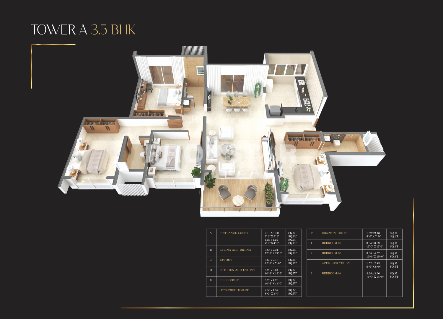 The Ornate baner Floor plan