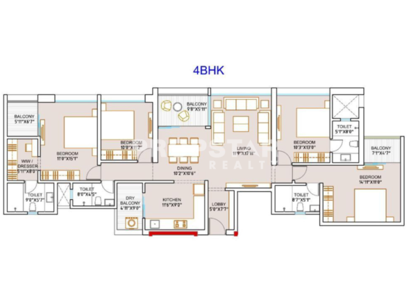 Tej elevia by tejraj group floor plan