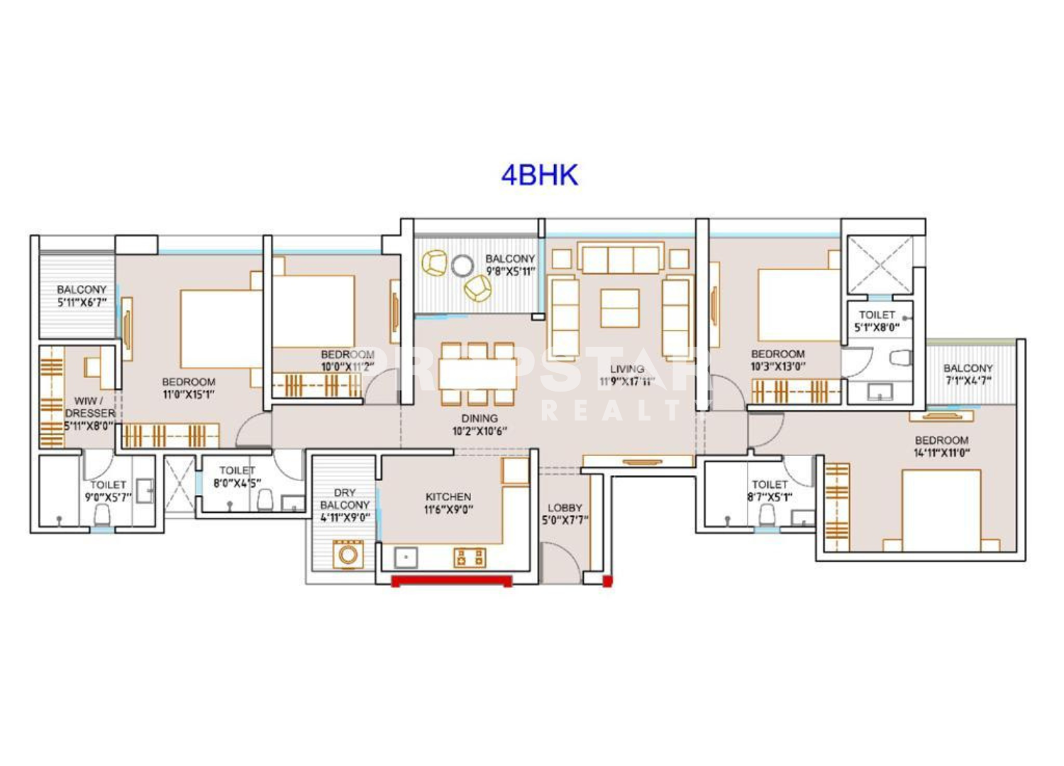 Tej elevia by tejraj group floor plan