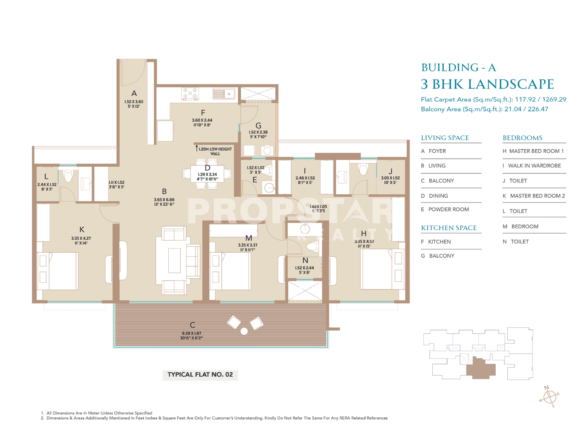 Kolte Patil Life Republic Canvas floor plan