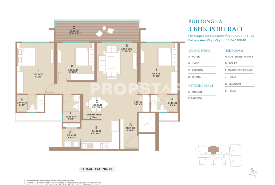 Kolte Patil Life Republic Canvas floor plan