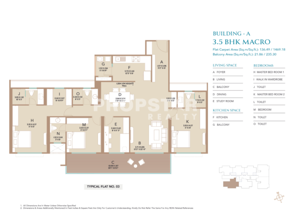 Kolte Patil Life Republic Canvas floor plan