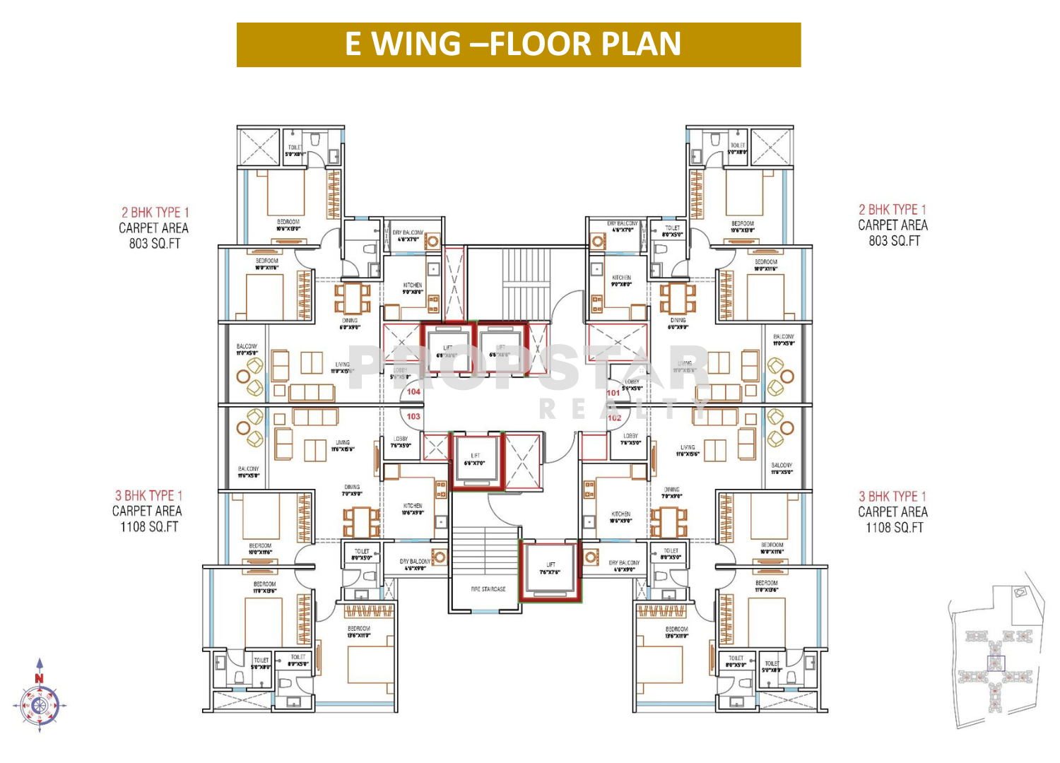 WYCE Exclucity Bavdhan floor plan