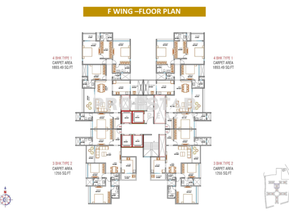 WYCE Exclucity Bavdhan floor plan