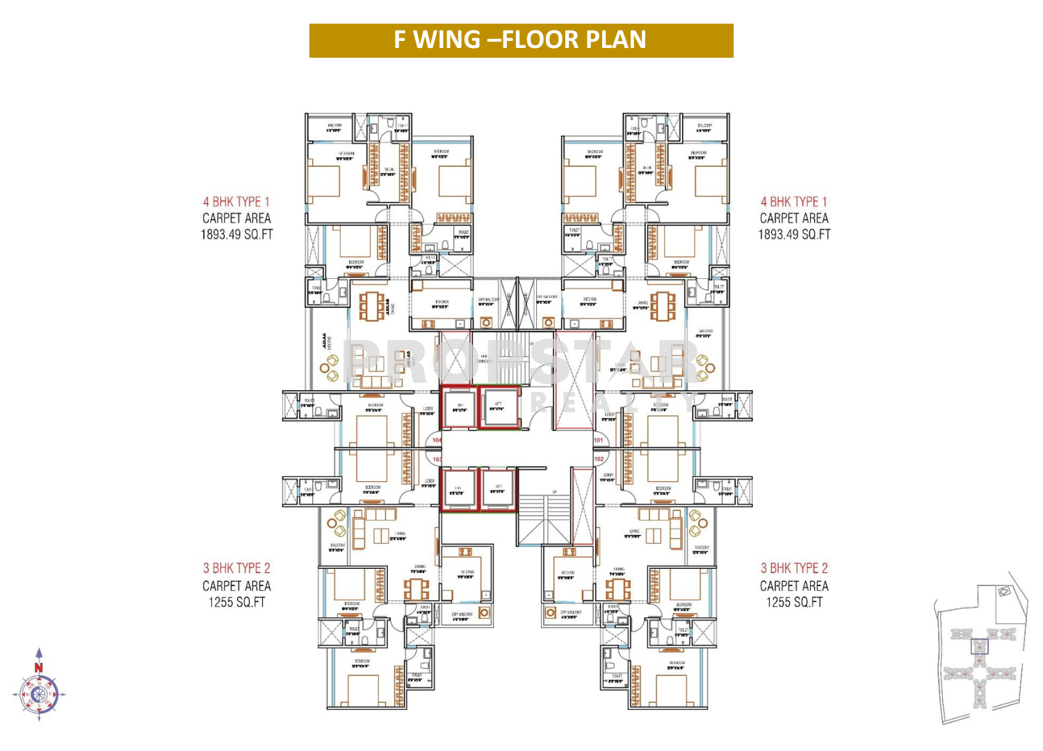 WYCE Exclucity Bavdhan floor plan