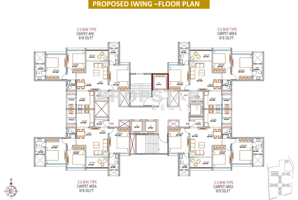 WYCE Exclucity Bavdhan floor plan