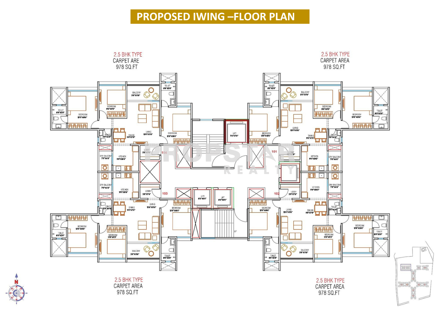 WYCE Exclucity Bavdhan floor plan