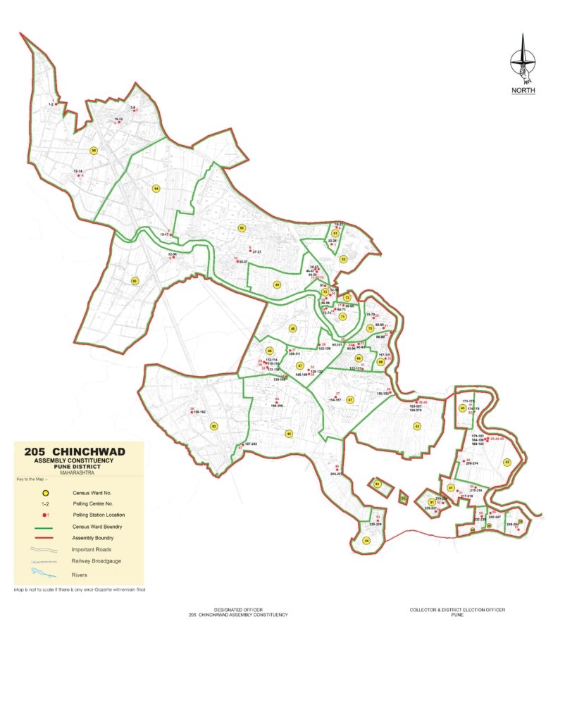 205 chinchwad assembly constituency pune map  