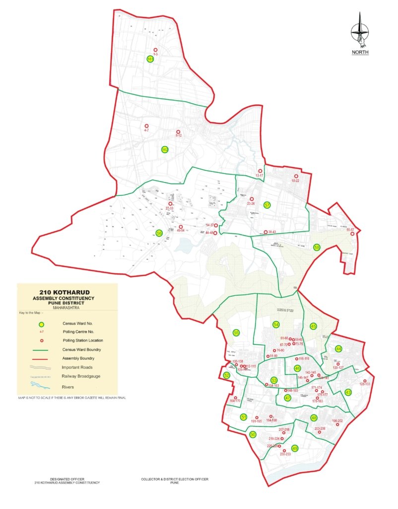 210 kothrud assembly constituency pune map  