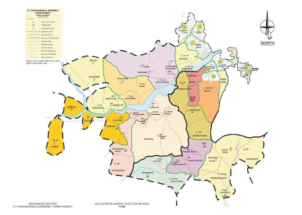 211 khadakwasla assembly constituency pune map  