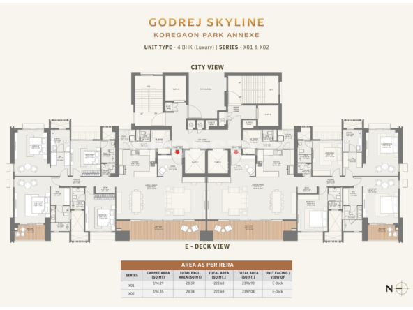 godrej skyline koregaon park floor plan