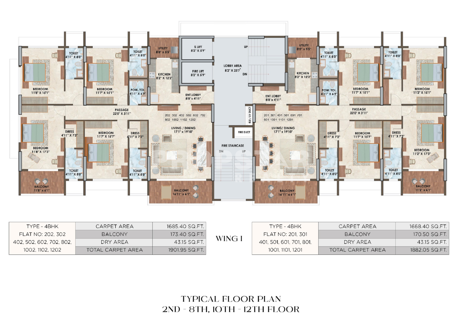 the luxe towers shivaji nagar pune floor plan