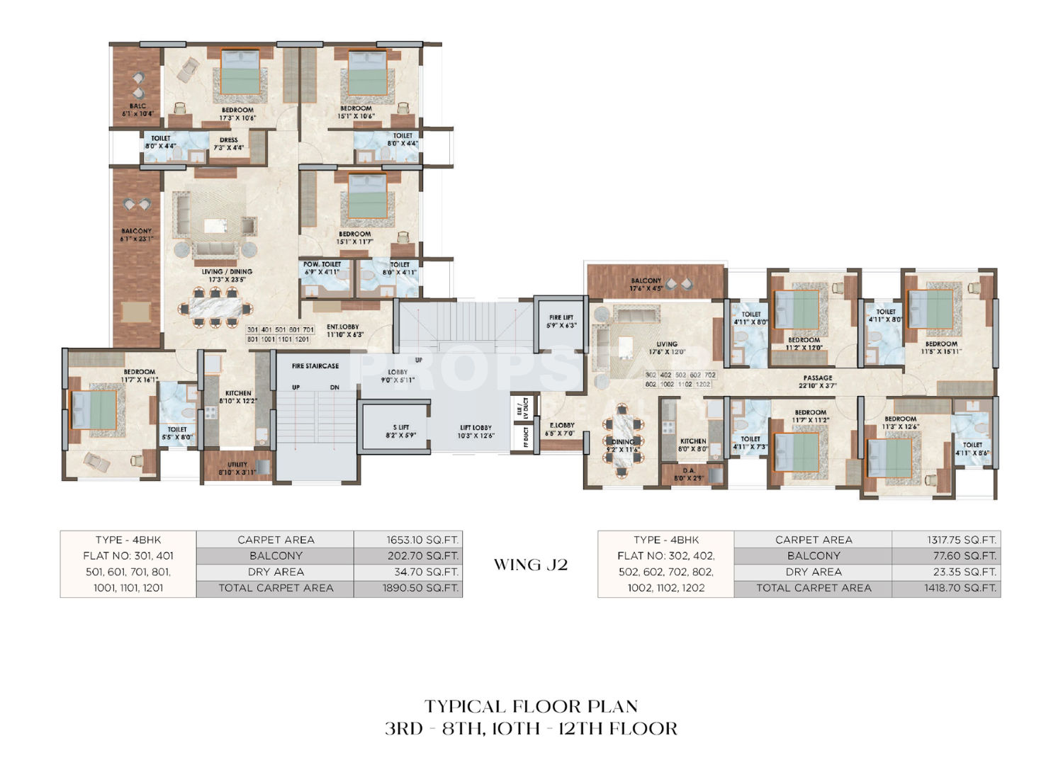 the luxe towers shivaji nagar pune floor plan