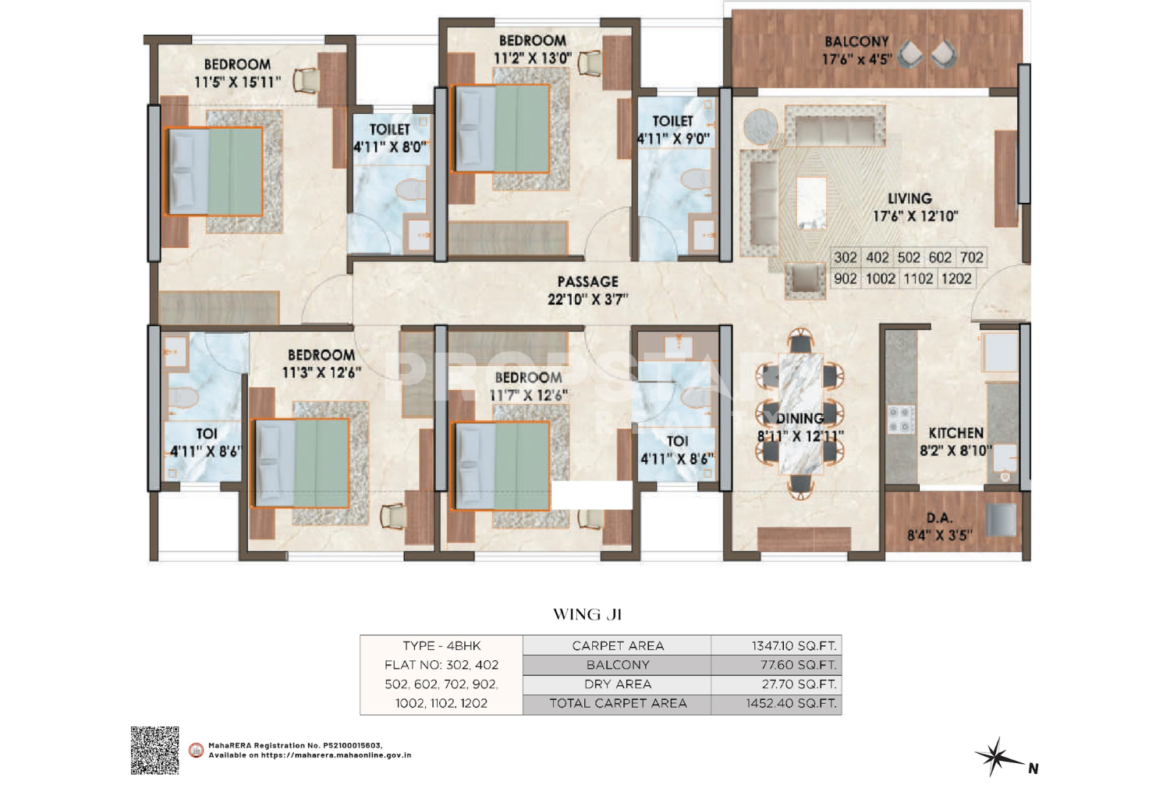 the luxe towers shivaji nagar pune floor plan