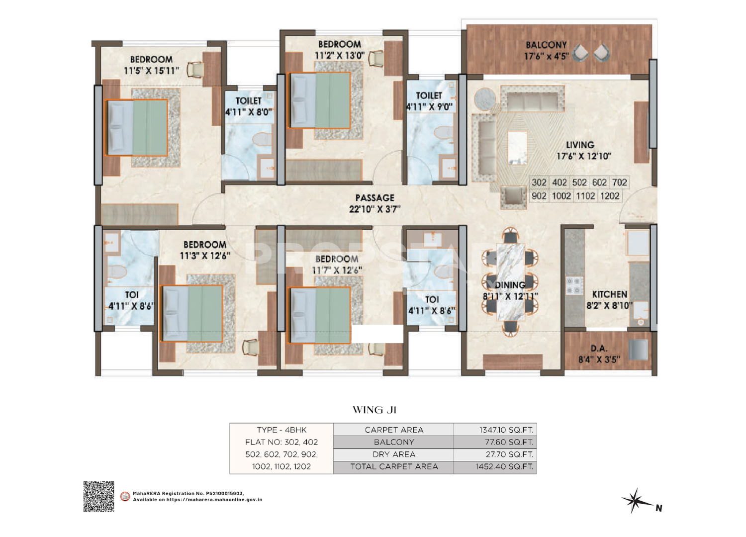 the luxe towers shivaji nagar pune floor plan