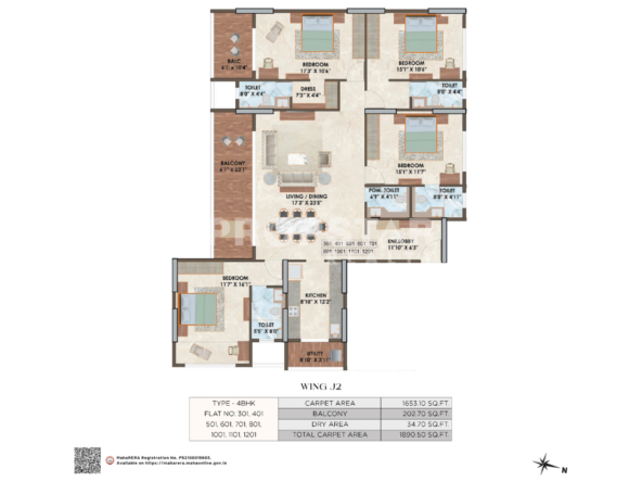 the luxe towers shivaji nagar pune floor plan