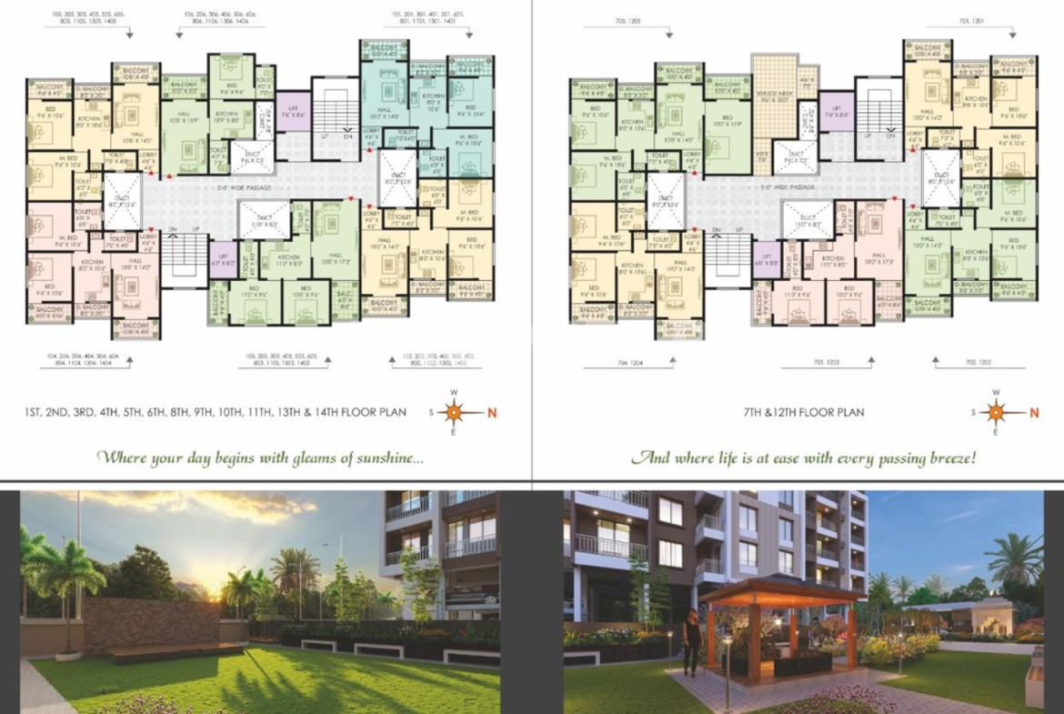 Advik Greenscape Yewalewadi floor plan