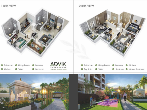 Advik Greenscape Yewalewadi 2d plan