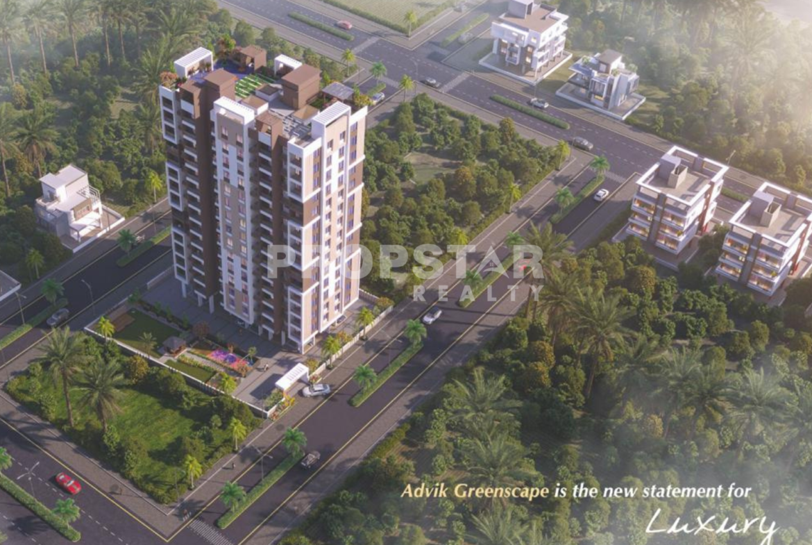 Advik Greenscape Yewalewadi bird eye view