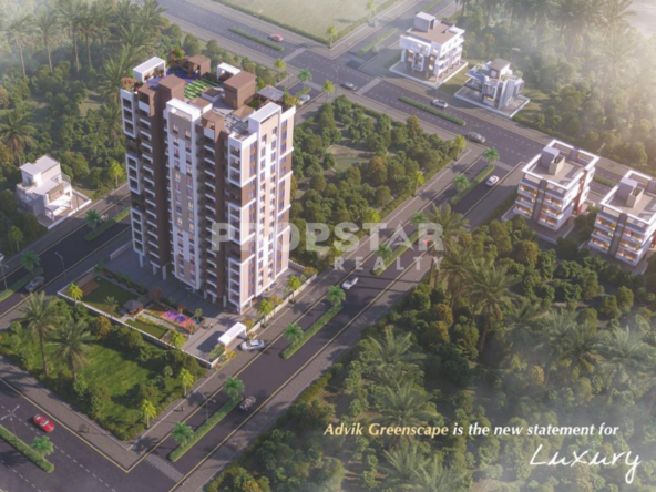 Advik Greenscape Yewalewadi bird eye view