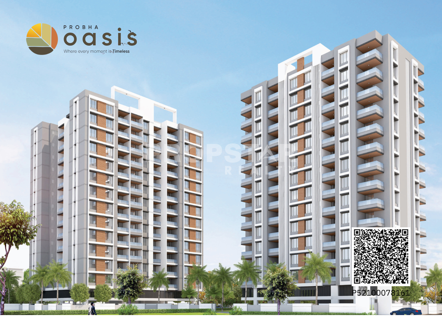 Probha Oasis on Sinhagad Road elevation