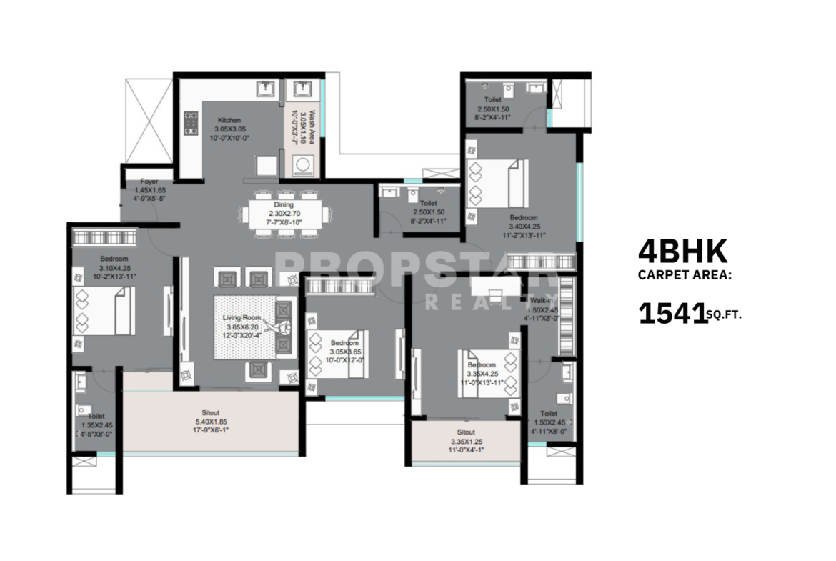 kohinoor woodshire bhugaon unit plan