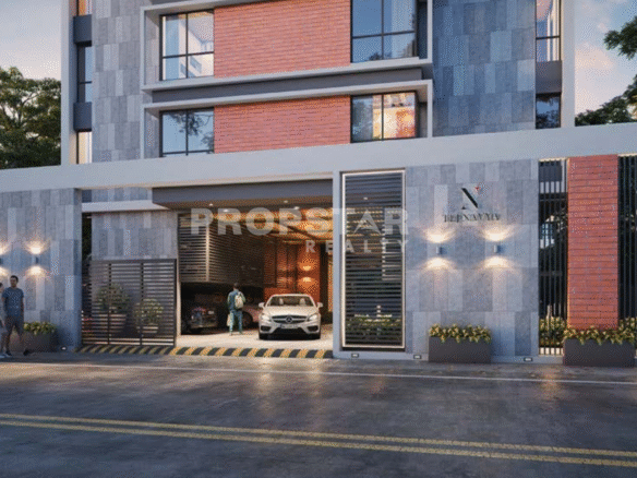 Spacious living room design at Tejraj Navya Erandwane Pune 3 BHK residences