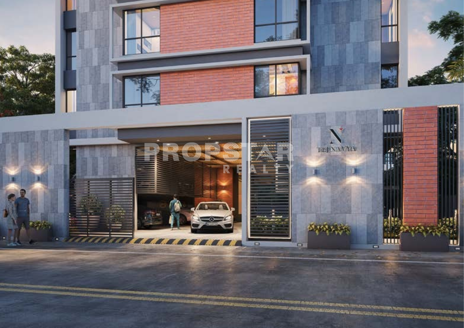 Spacious living room design at Tejraj Navya Erandwane Pune 3 BHK residences