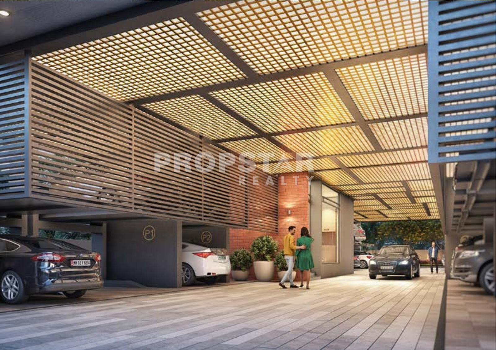 Premium clubhouse and landscaped garden at Tej Navya Erandwane Pune low-density project