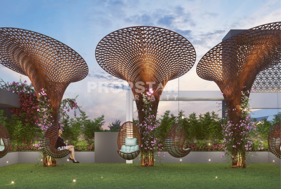 Barbeque pavilion lifestyle amenity at Fortune Kusum Pune