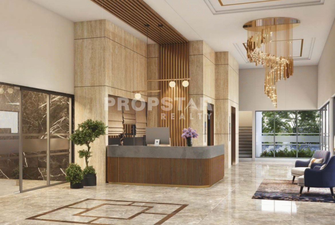 Entrance lobby of GM Mahika Karve Nagar with stylish décor and welcoming atmosphere