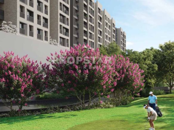 Grand central courtyard at One Park Place Pune